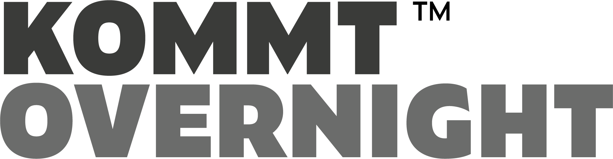 Logo KOMMT overnight